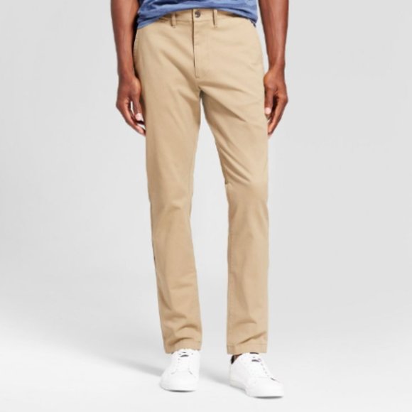 Goodfellow & Co Pants Goodfellow Mens Khaki Tan Slim Fit Hennepin